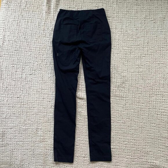 Kit & Ace Women's Navy Blue Slim Fit York Pants - Size 0 - Picture 5 of 7